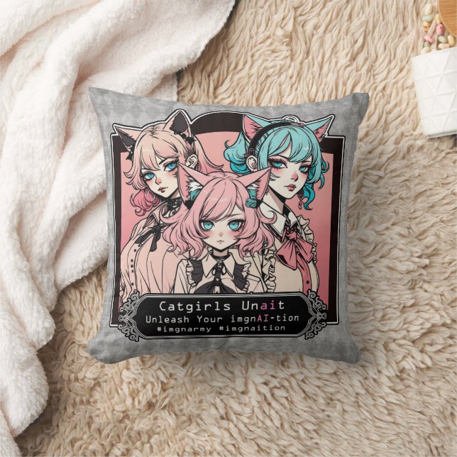 Catgirls Unait Cushion (Blanket)