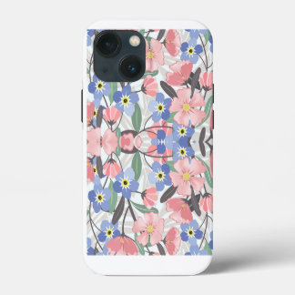 Cath Kidston London Design blue flowers iPhone 13 Mini Case