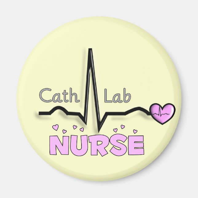 Cath Lab Nurse Gifts Magnet (Front)
