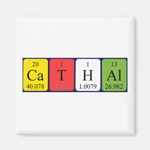 Cathal periodic table name magnet