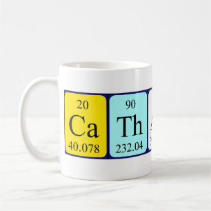 Catharina periodic table name mug