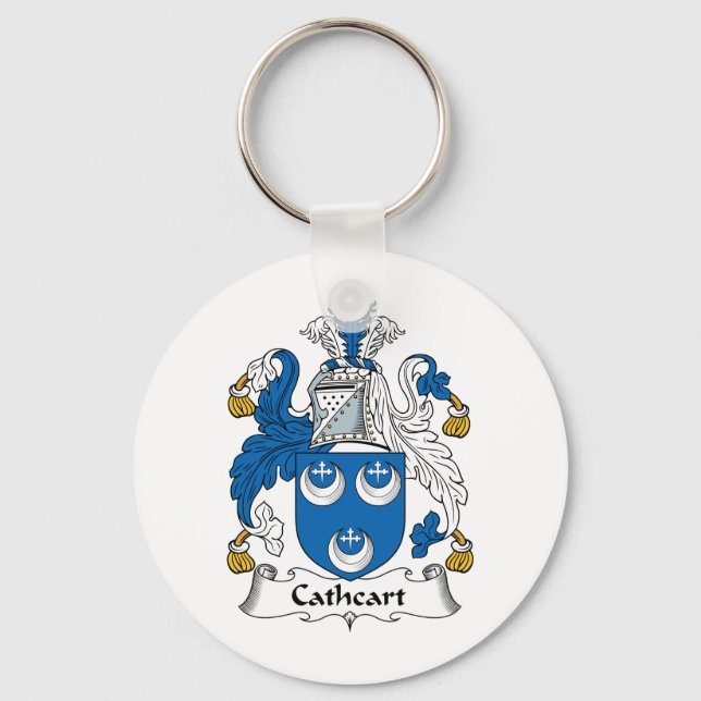 Cathcart Family Crest Key Ring (Front)