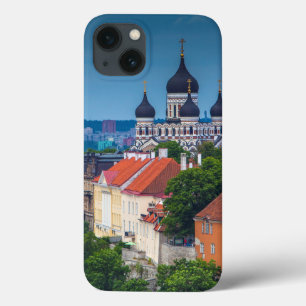 Cathedral and Cityscape   Estonia iPhone 13 Case
