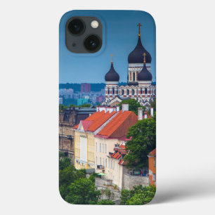 Cathedral and Cityscape Estonia iPhone 13 Case