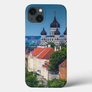 Cathedral and Cityscape Estonia iPhone 13 Case