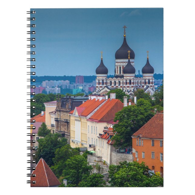 Cathedral and Cityscape | Estonia Notebook (Front)