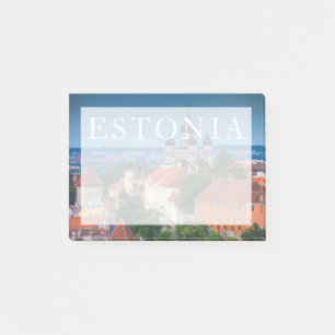Cathedral and Cityscape Estonia Post-it Notes