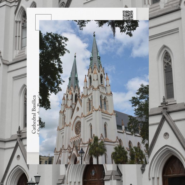 Cathedral Basilica of St John the Baptist Savannah Postcard (Creator Uploaded)
