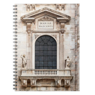 Cathedral church of Milan. Beautiful Italian templ Notebook