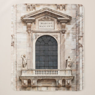 Cathedral church of Milan. Beautiful Italian templ Sherpa Blanket