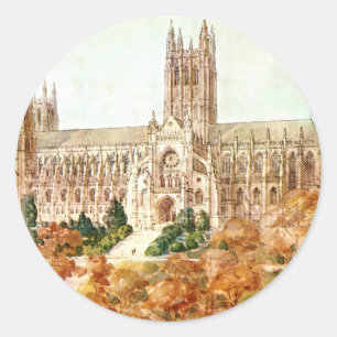 Cathedral Church of Saint Peter and Saint Paul Classic Round Sticker