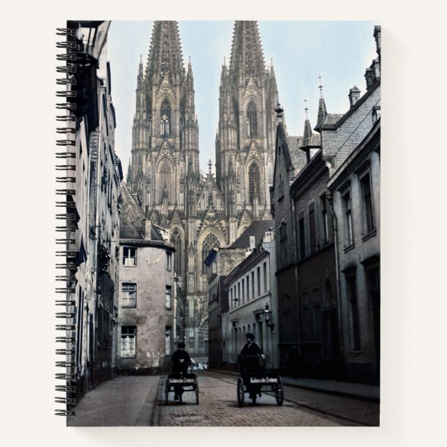 Cathedral Church of St Peter Cologne Germany 1910 Notebook (Front)