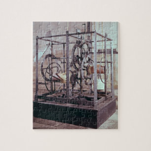 Cathedral clock made for the tower in Salisbury Ca Jigsaw Puzzle