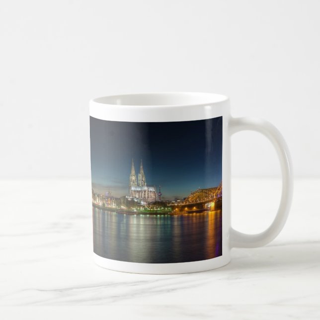 Cathedral Cologne Germany Panorama Coffee Mug (Right)