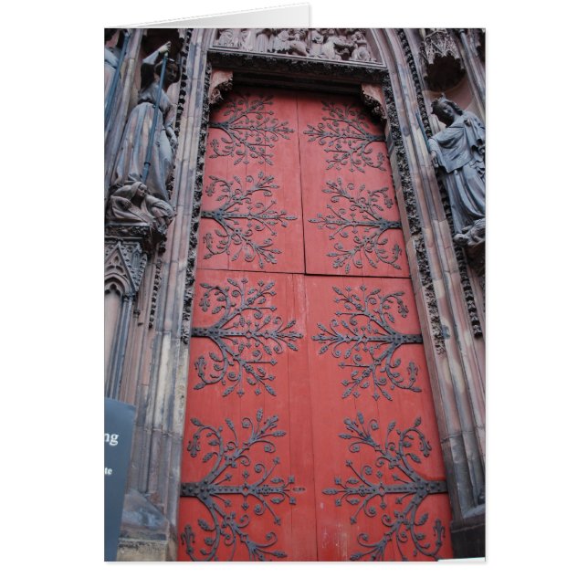 Cathedral Door Strasbourg, France (Front)