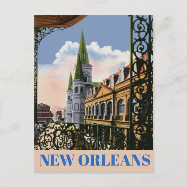 Cathedral from Balcony Postcard (Front)