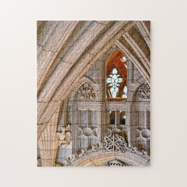 Cathedral Gothic Church  Ottawa. Jigsaw Puzzle (Vertical)