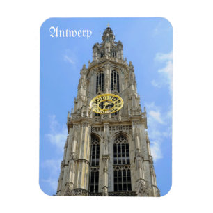 Cathedral in Antwerp, Belgium Magnet