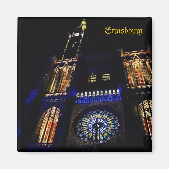 Cathedral in Strasbourg, France Magnet (Front)
