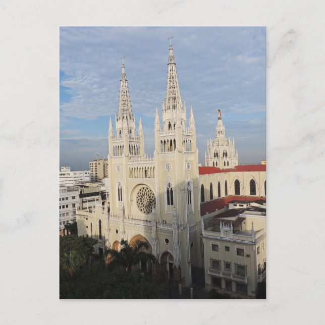 Cathedral in the Morning - Guayaquil - Ecuador Postcard (Front)