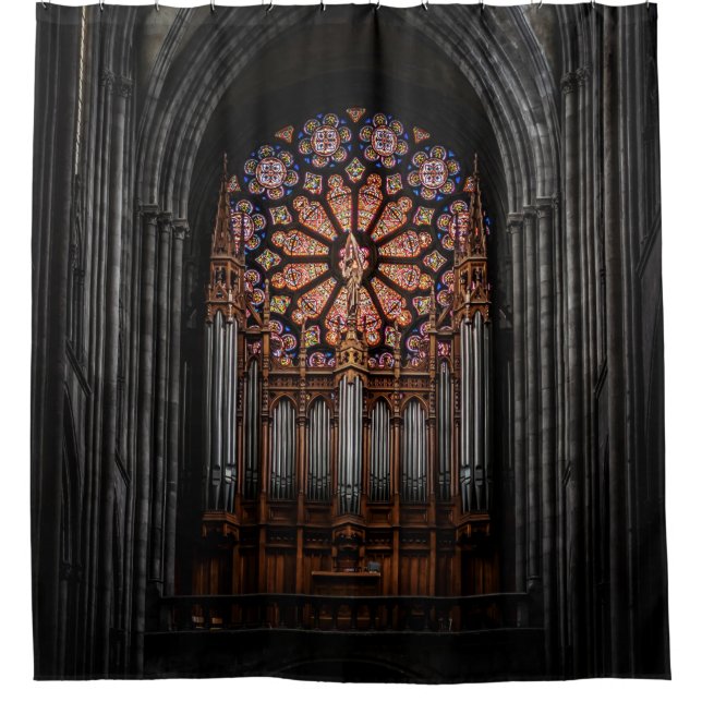 CATHEDRAL INTERIOR SHOWER CURTAIN (Front)