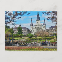 Cathedral, Jackson Square, , New Orleans Poster
