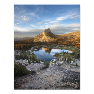 Cathedral Lake and Peak - Yosemite John Muir Trail Photo Print