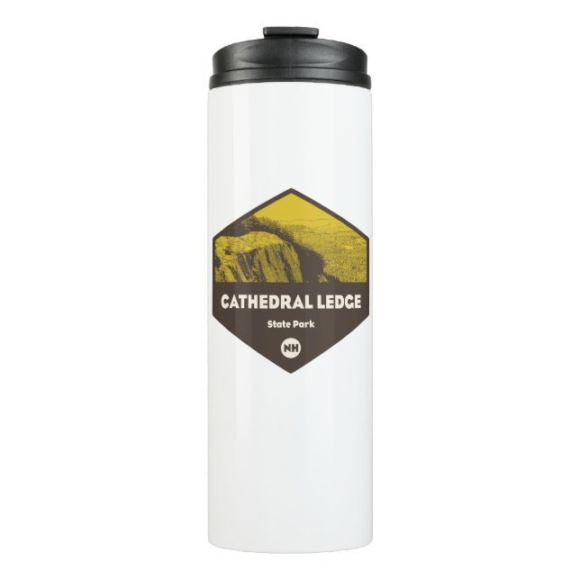 Cathedral Ledge State Park New Hampshire Thermal Tumbler (Front)