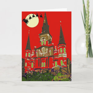 Cathedral Merry Christmas Holiday Card