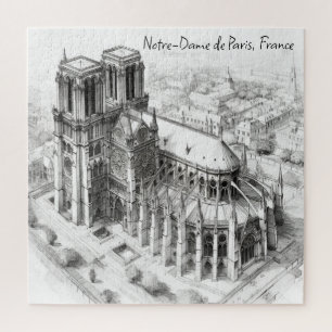 Cathedral Notre-Dame de Paris, France Jigsaw Puzzle