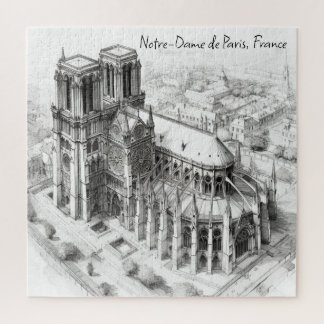 Cathedral Notre-Dame de Paris, France Jigsaw Puzzle