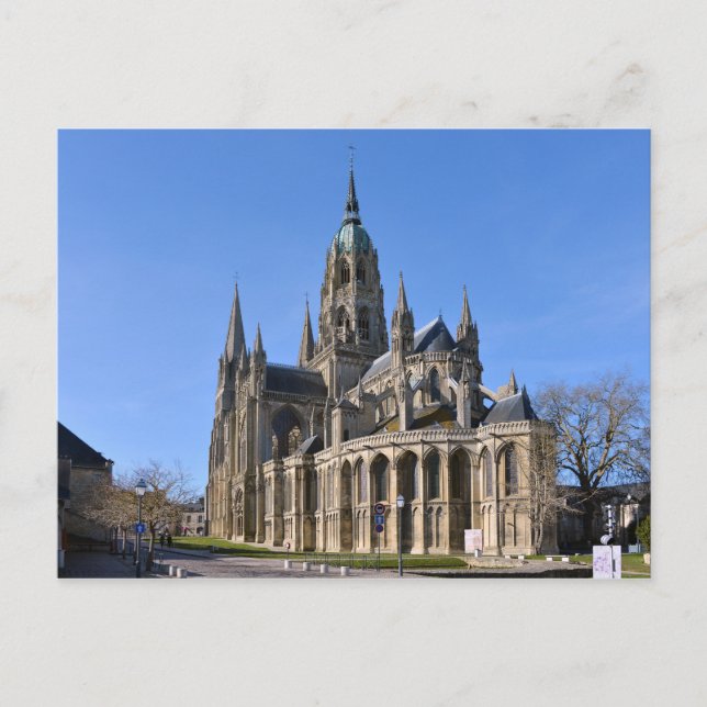 Cathedral of Bayeux in France Postcard (Front)
