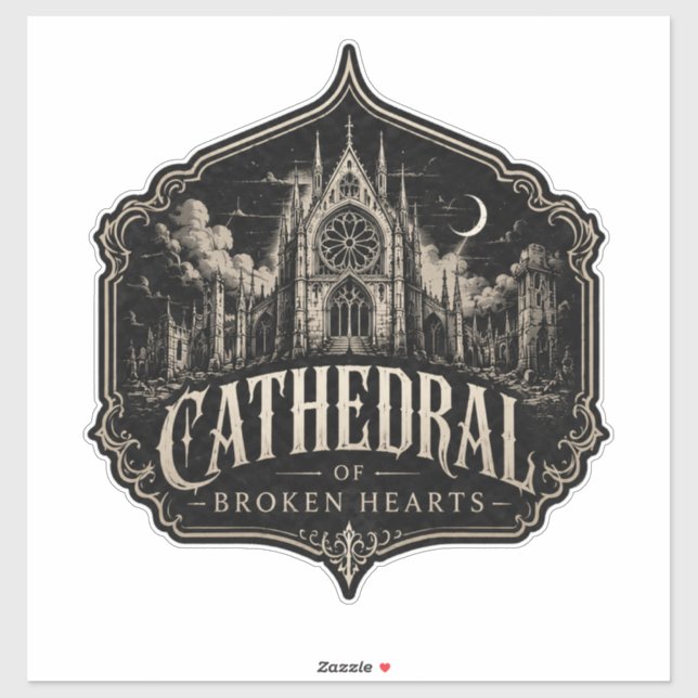 CATHEDRAL OF BROKEN HEARTS CATHEDRAL DECAL (Sheet)