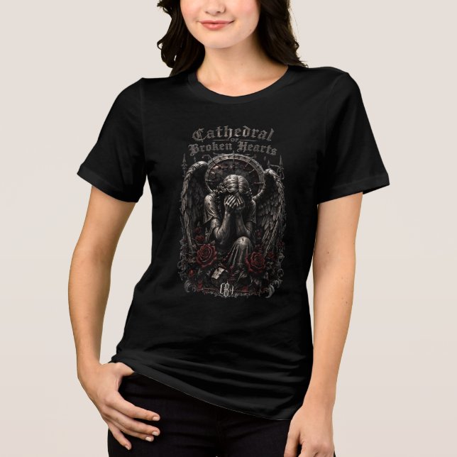 CATHEDRAL OF BROKEN HEARTS  Tri-Blend SHIRT (Front)