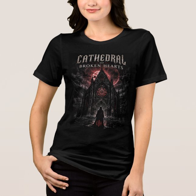 CATHEDRAL OF BROKEN HEARTS  Tri-Blend SHIRT (Front)