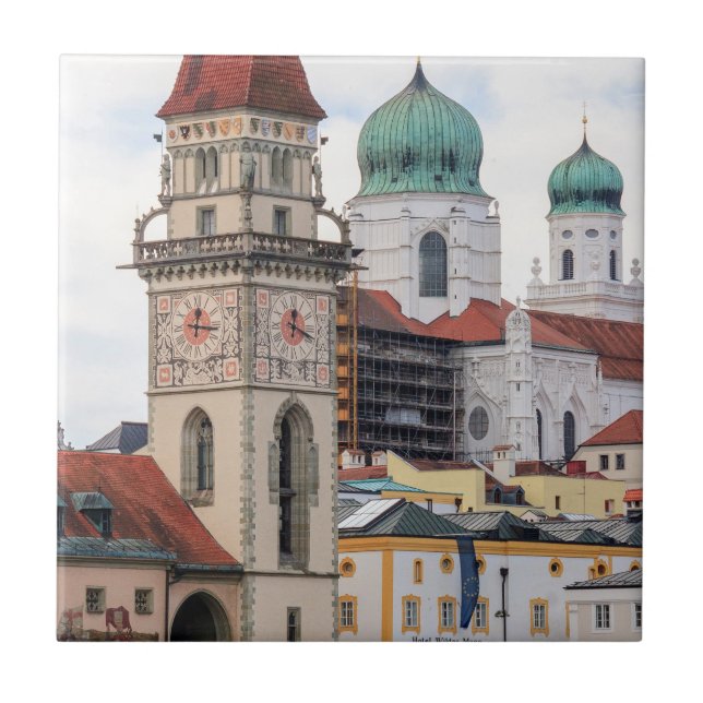 Cathedral of St. Stephan Ceramic Tile (Front)