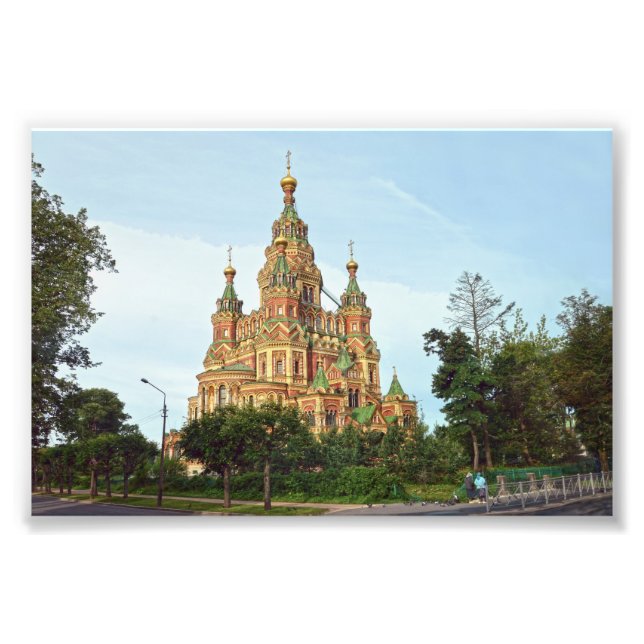 Cathedral of Sts Peter and Paul, Peterhof, Russia Photo Print (Front)