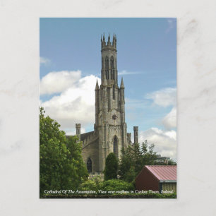 Cathedral Of The Assumption, Carlow Town Postcard