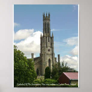 Cathedral Of The Assumption, Carlow Town Poster