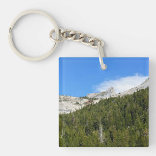 Cathedral Peak at Tenaya Lake, Yosemite, CA Key Ring