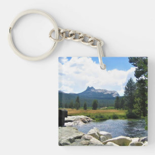 Cathedral Peak in Tuolumne Meadows, Yosemite, CA Key Ring