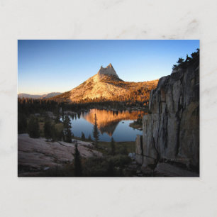Cathedral Peak Sunset - John Muir Trail - Yosemite Postcard