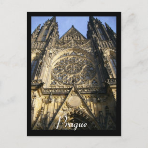 cathedral prague postcard