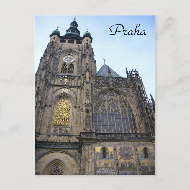 cathedral praha postcard (Front)