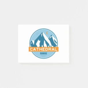 Cathedral Range California Post-it Notes
