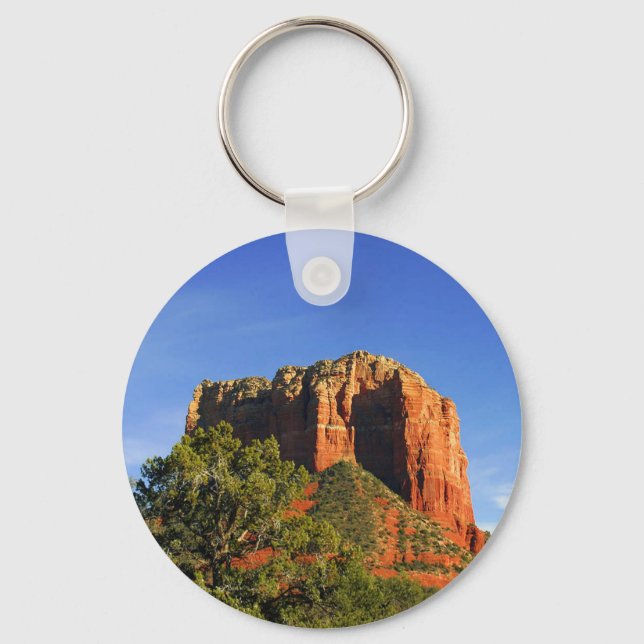 Cathedral Rock, Arizona Key Ring (Front)