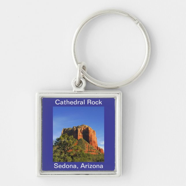 Cathedral Rock, Arizona Key Ring (Front)