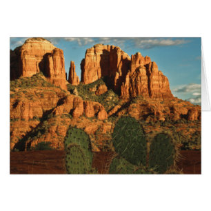 Cathedral Rock at Sunset from Secret Canyon