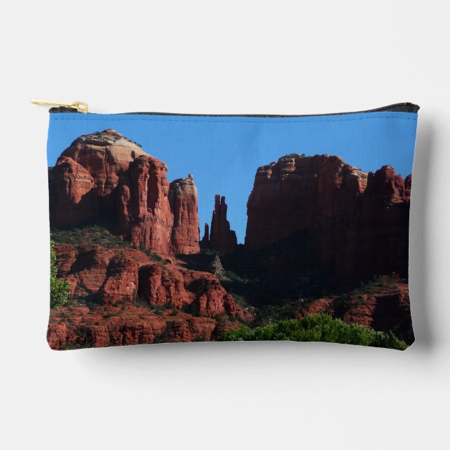 Cathedral Rock in Sedona Arizona Monument Accessory Pouch (Front)