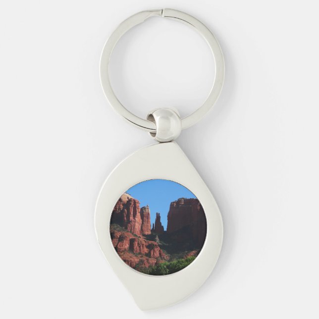 Cathedral Rock in Sedona Arizona Monument Key Ring (Front)